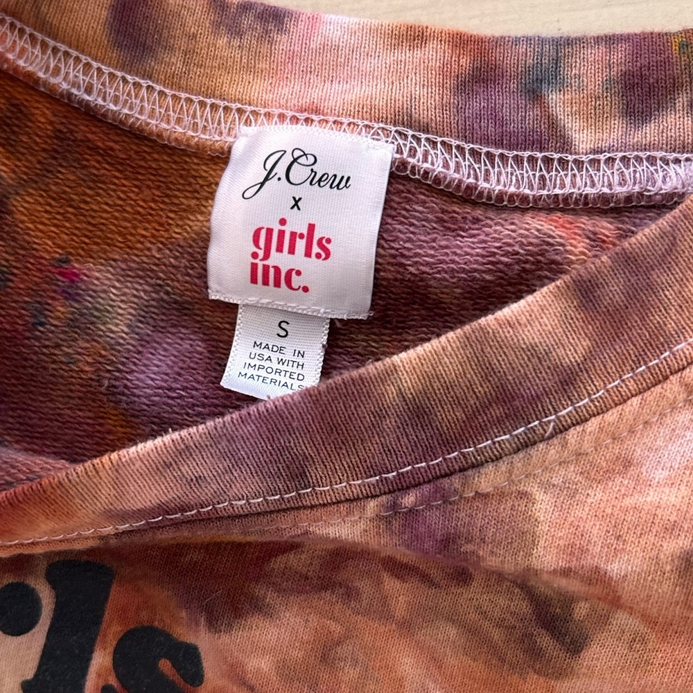 Custom tie-dye J.Crew girls Inc. crewneck xsmall one of a kind! - Picture 6 of 10